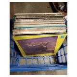 Box Lot Of (30) Vintage Albums / Records & (1)