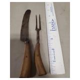 Antique Knife & Fork