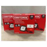 (3) New Craftsman 1000 Lumens LED Worklights