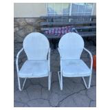 (2) Outdoor Metal Chairs