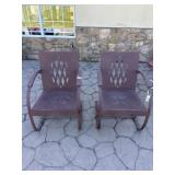 (2) Outdoor Metal Chairs