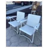 (2) Folding Outdoor Metal Chairs