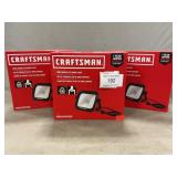 (3) New Craftsman 1000 Lumens LED Worklights