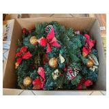 Box Lot Of Assorted Wreaths