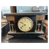 Antique Sessions Mantel Clock Body, (No Back,