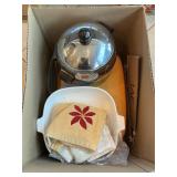 Box Lot With Presto Electric Skillet, Ice B