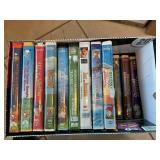 Box Of Childrenï¿½s VHS Tapes