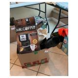 Box Lot With Coffeemaker,  Tupperware & Plastic