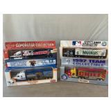 (6) Die-Cast Sports Themed Transporters