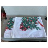 Vintage Christmas Tablecloth