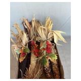 Lot Of Indian Corn Cobs, Autumn Decor