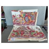 (2) Vintage Thanksgiving Tablecloths