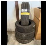 Used Black All Season Tires Set 4