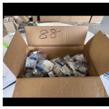 BOX FULL OF MISC. FORD PARTS