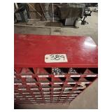 Red Auto Parts Organizer Fasteners