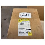 Used Wooden Storage Unit Documents Blue Folder