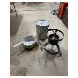 Propane Turkey Frying Kit with Basket and Pot