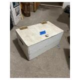 White Wooden Storage Box
