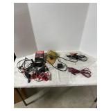 Electrical Lot With Float Chargers and Wiring