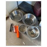 Metal Dog Bowls, Training Dummies, and Chain