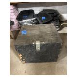 Wooden Box With Padlock Hardware