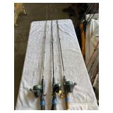 Johnson Century Spincast Rod and Reel Combos