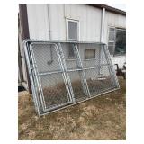 Large Outdoor Dog Kennel with 4 Panels