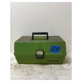 Green Plastic Fishing Tackle Box