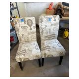 Upholstered Armless Chairs