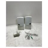 Desk PA Speakers with Controls and Cables