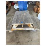 Wooden Picnic Table, 4 Ft. Length