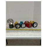 Six Handheld Flashlights