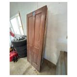 5 Old Wooden Doors, Approximately 6.4 Ft Tall