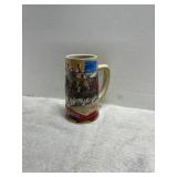 Budweiser Holiday Collection Stein 1986