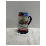 Budweiser Holiday Collection Stein 1990