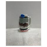Budweiser Holiday Collection Stein 1982