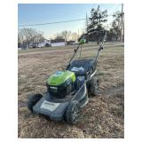 Greenworks 40V Electric Push Mower with Bag
