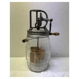 Dazey Glass Butter Churn with Crank