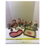Pink Flamingo Figurines and Dishes