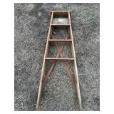 Wooden Folding Step Ladder