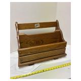 Wooden Magazine Rack