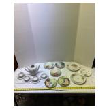 German Decorative Plates and Tea Set