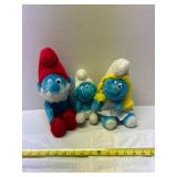 3 Smurf Stuffed Toys