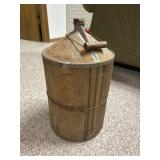 Wood-and-Metal Kerosene Can with Handle