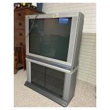 Panasonic CRT TV with Remote and Stand