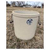 Blue Star 5-Gallon Stoneware Crock With Handles