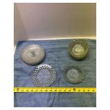 Clear Glass Plates and Bowls