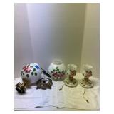 Rose Pattern Electric Lamp Parts