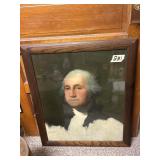 Framed George Washington Portrait Print