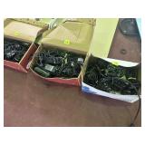 boxes of  computer cords